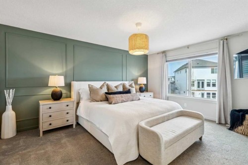 44 Legacy Landing Se, Calgary, AB - Indoor Photo Showing Bedroom