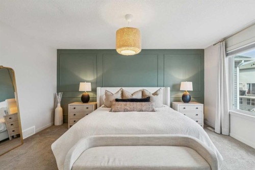 44 Legacy Landing Se, Calgary, AB - Indoor Photo Showing Bedroom