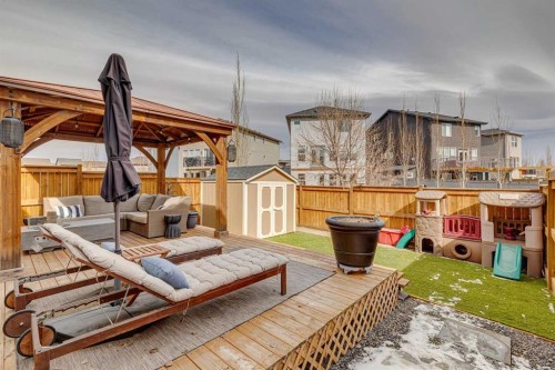 44 Legacy Landing Se, Calgary, AB - Outdoor With Deck Patio Veranda With Exterior