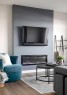 87 Waterford Mews, Chestermere, AB  - Indoor Photo Showing Living Room With Fireplace 