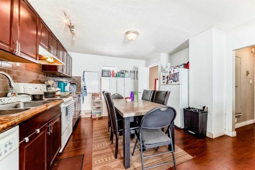 2428 3 Avenue Nw, Calgary, AB - Indoor Photo Showing Kitchen With Double Sink