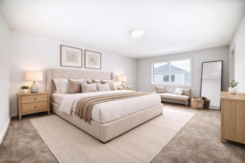 58 Walgrove Bay Se, Calgary, AB - Indoor Photo Showing Bedroom