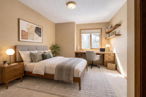 55 Oakmount Court Sw, Calgary, AB - Indoor Photo Showing Bedroom