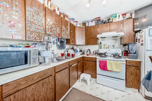 137 Bermuda Drive Nw, Calgary, AB - Indoor Photo Showing Kitchen With Double Sink