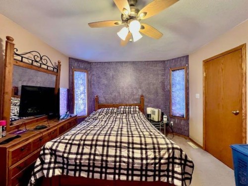 4723 50 Avenue, Irma, AB - Indoor Photo Showing Bedroom