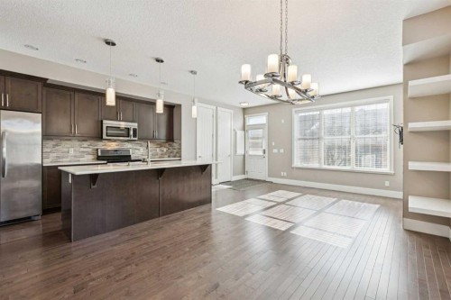 442 Quarry Park Boulevard Se, Calgary, AB - Indoor Photo Showing Kitchen With Upgraded Kitchen