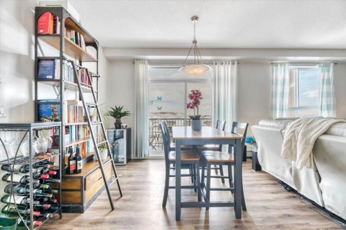408-35 Walgrove Walk Se, Calgary, AB - Indoor Photo Showing Dining Room