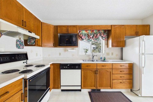115 Macewan Park Heights Nw, Calgary, AB - Indoor Photo Showing Kitchen With Double Sink