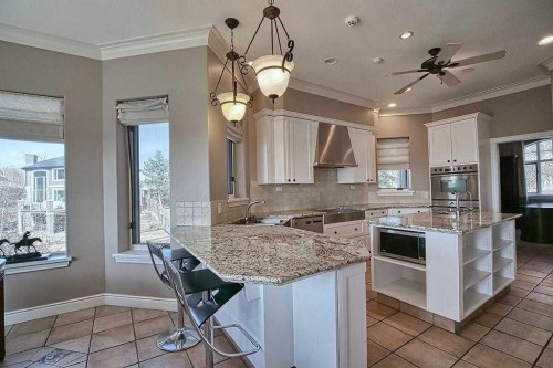 8 Mt Douglas Point Se, Calgary, AB - Indoor Photo Showing Kitchen With Upgraded Kitchen