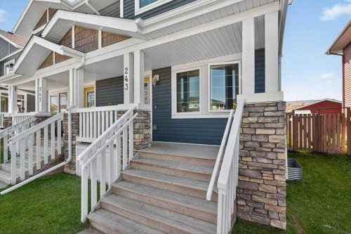 243 Redstone Drive Ne, Calgary, AB - Outdoor With Deck Patio Veranda