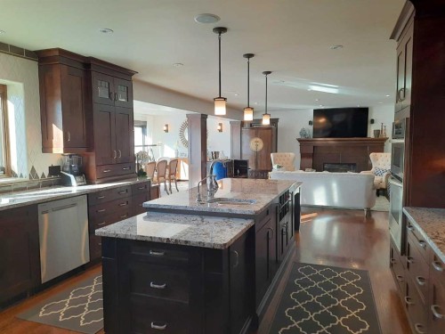 16021 Mckenzie Lake Way Se, Calgary, AB - Indoor Photo Showing Kitchen With Upgraded Kitchen