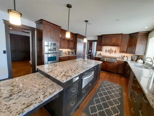 16021 Mckenzie Lake Way Se, Calgary, AB - Indoor Photo Showing Kitchen With Stainless Steel Kitchen With Double Sink With Upgraded Kitchen