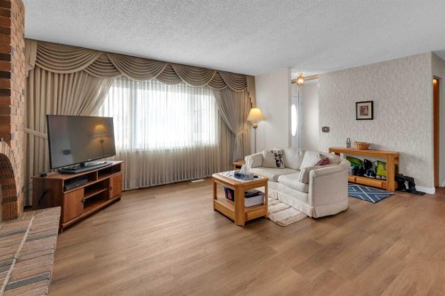 6004 Maddock Drive Ne, Calgary, AB - Indoor Photo Showing Living Room