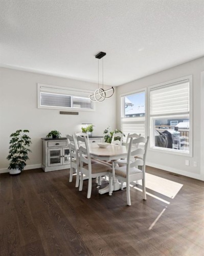 293 Boulder Creek Crescent, Langdon, AB - Indoor Photo Showing Dining Room