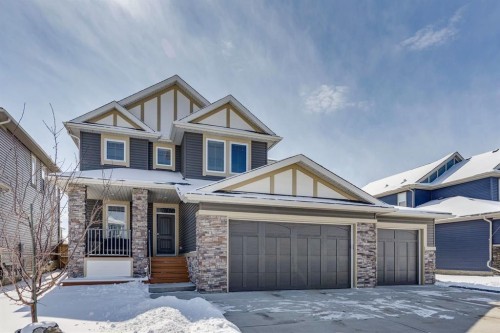 293 Boulder Creek Crescent, Langdon, AB - Outdoor With Facade