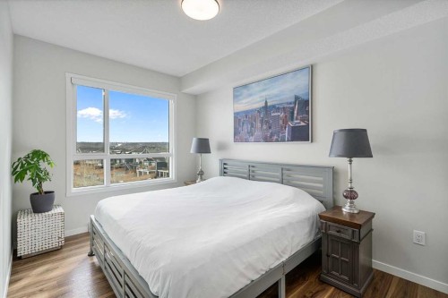 1306-42 Cranbrook Gardens Se, Calgary, AB - Indoor Photo Showing Bedroom