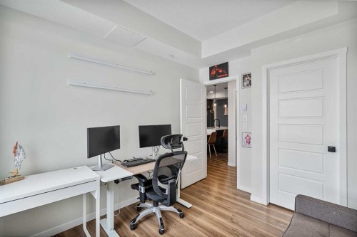 1306-42 Cranbrook Gardens Se, Calgary, AB - Indoor Photo Showing Office