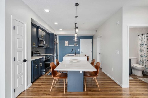 1306-42 Cranbrook Gardens Se, Calgary, AB - Indoor Photo Showing Kitchen With Upgraded Kitchen
