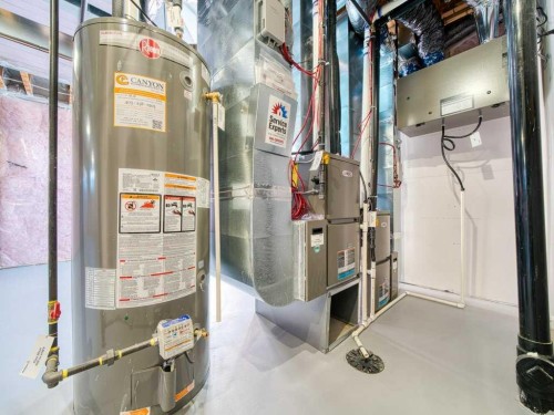 105 Creekstone Manor Sw, Calgary, AB - Indoor Photo Showing Basement