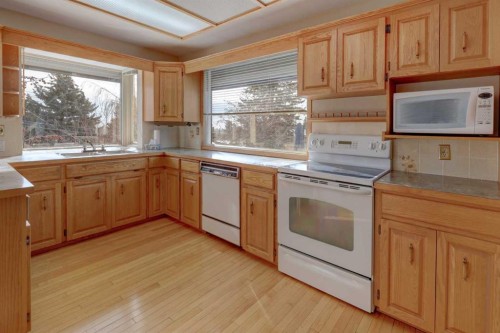 4816 Nelson Road Nw, Calgary, AB - Indoor Photo Showing Kitchen With Double Sink