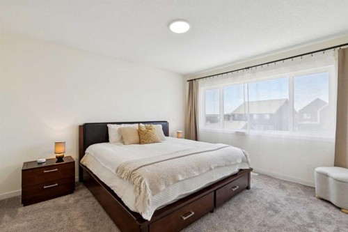 87 Setonstone Landing Se, Calgary, AB - Indoor Photo Showing Bedroom