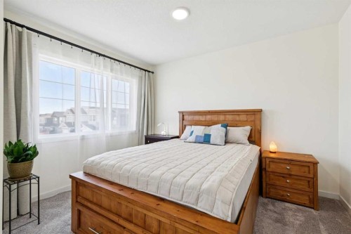 87 Setonstone Landing Se, Calgary, AB - Indoor Photo Showing Bedroom
