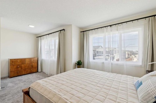 87 Setonstone Landing Se, Calgary, AB - Indoor Photo Showing Bedroom
