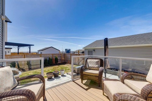 87 Setonstone Landing Se, Calgary, AB - Outdoor With Deck Patio Veranda With Exterior