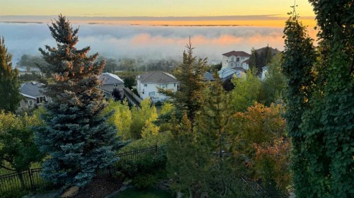 136 Patrick View Sw, Calgary, AB - Outdoor With Body Of Water With View