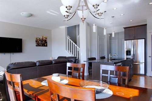 193 Redstone Common Ne, Calgary, AB - Indoor Photo Showing Dining Room