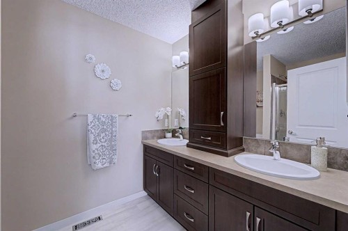 80 Chaparral Valley Crescent Se, Calgary, AB - Indoor Photo Showing Bathroom