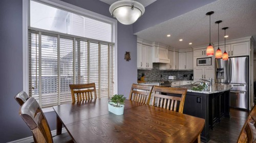 139 Coopers Close Sw, Airdrie, AB - Indoor Photo Showing Dining Room