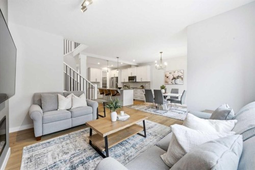 316 Precedence Hill, Cochrane, AB - Indoor Photo Showing Living Room