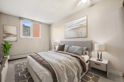 1209-738 3 Avenue Sw, Calgary, AB - Indoor Photo Showing Bedroom