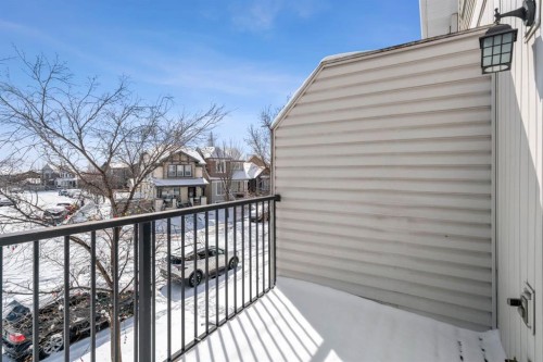 78 New Brighton Landing Se, Calgary, AB - Outdoor With Balcony With Exterior