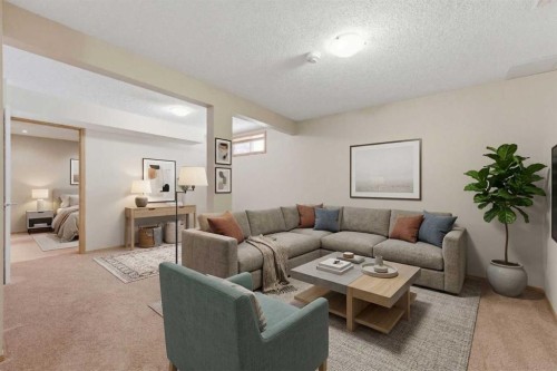 88 Sunmeadows Road Se, Calgary, AB - Indoor Photo Showing Living Room