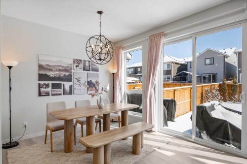 234 Magnolia Way Se, Calgary, AB - Indoor Photo Showing Dining Room