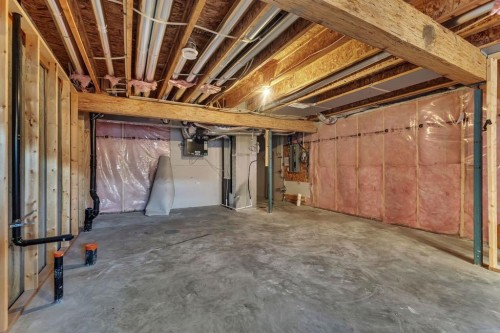 1489 Bayview Point Sw, Airdrie, AB - Indoor Photo Showing Basement