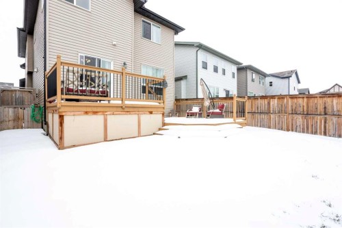 147 Morningside Mews Sw, Airdrie, AB - Outdoor With Deck Patio Veranda With Exterior