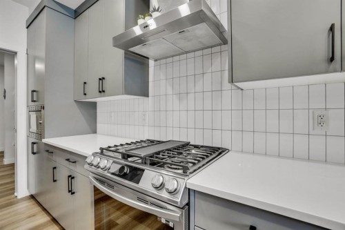 353 Walcrest View Se, Calgary, AB - Indoor Photo Showing Kitchen With Upgraded Kitchen