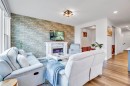 353 Walcrest View Se, Calgary, AB  - Indoor Photo Showing Living Room With Fireplace 
