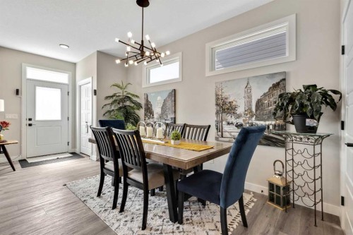 3675 Cornerstone Boulevard Ne, Calgary, AB - Indoor Photo Showing Dining Room