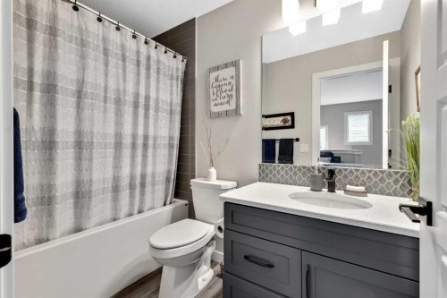 3675 Cornerstone Boulevard Ne, Calgary, AB - Indoor Photo Showing Bathroom