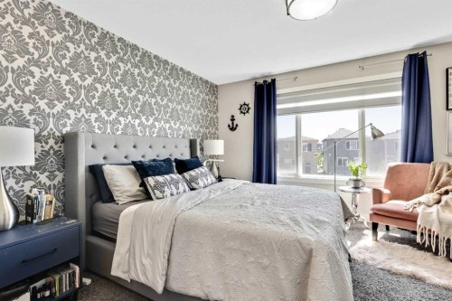 3675 Cornerstone Boulevard Ne, Calgary, AB - Indoor Photo Showing Bedroom