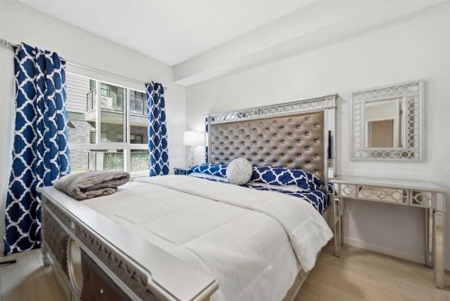 6105-20295 Seton Way Se, Calgary, AB - Indoor Photo Showing Bedroom
