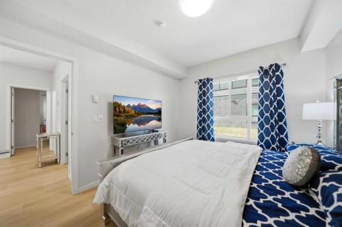 6105-20295 Seton Way Se, Calgary, AB - Indoor Photo Showing Bedroom