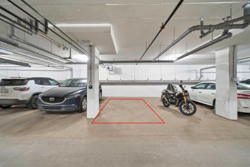 6105-20295 Seton Way Se, Calgary, AB - Indoor Photo Showing Garage