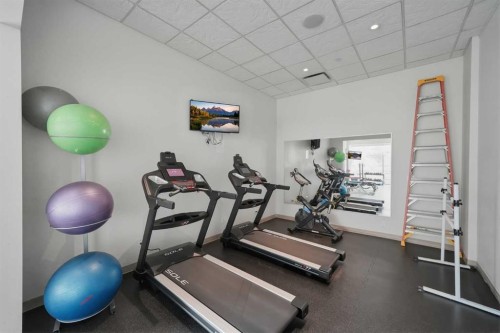 504-530 12 Avenue Sw, Calgary, AB - Indoor Photo Showing Gym Room