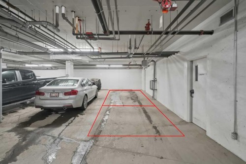 114-300 Auburn Meadows Common Se, Calgary, AB - Indoor Photo Showing Garage