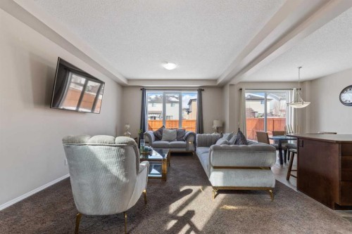 1148 Windhaven Close Sw, Airdrie, AB - Indoor Photo Showing Living Room